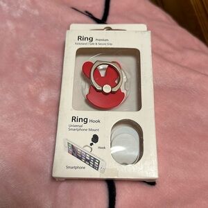 Ring Premium Rabbit Universal Smartphone Mount Kickstand & Hook
